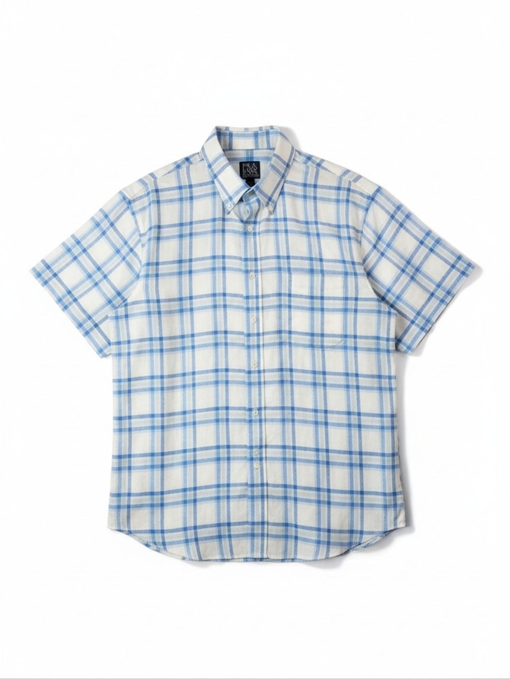 Jos. A. Bank Traveler’s Collection 100% Linen Plaid Shirt